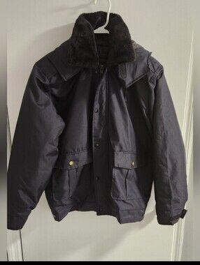 National Patrol Men's Black Waterproof Polyester Jacket, Size M